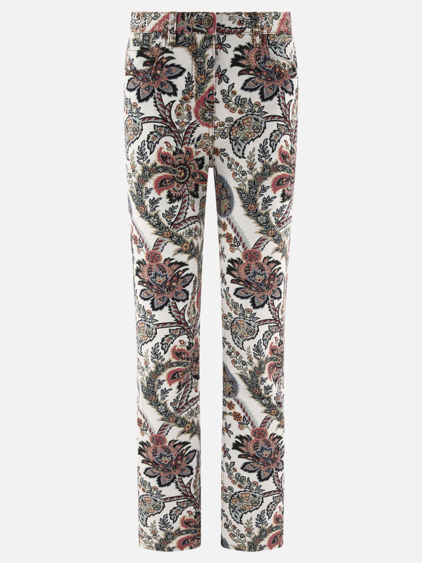 Vietti Etro Jeans con stampa Paisley multicolore