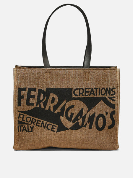 *FERRAGAMO*ロゴ入り スモールトート Ferragamo Tote bag with logo - Women | VIETTI Online Store Shop