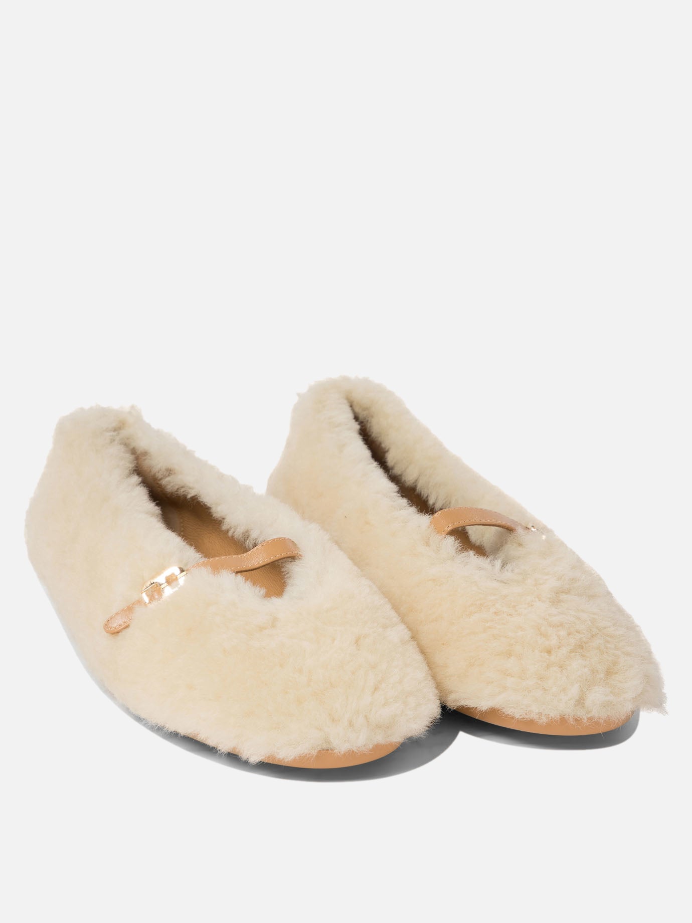 Ballerine shearling "Noella Fur"