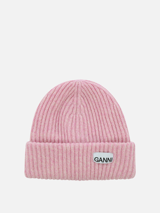 "Oversize" ribbed beanie