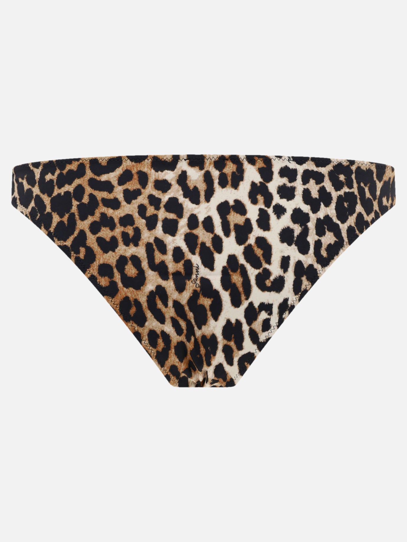 ビキニ Ganni FW24 Animalier bikini bottom (A5878 943) Brown Ganni ANIMALIER BIKINI BOTTOM (A5878943) – LOZURI®