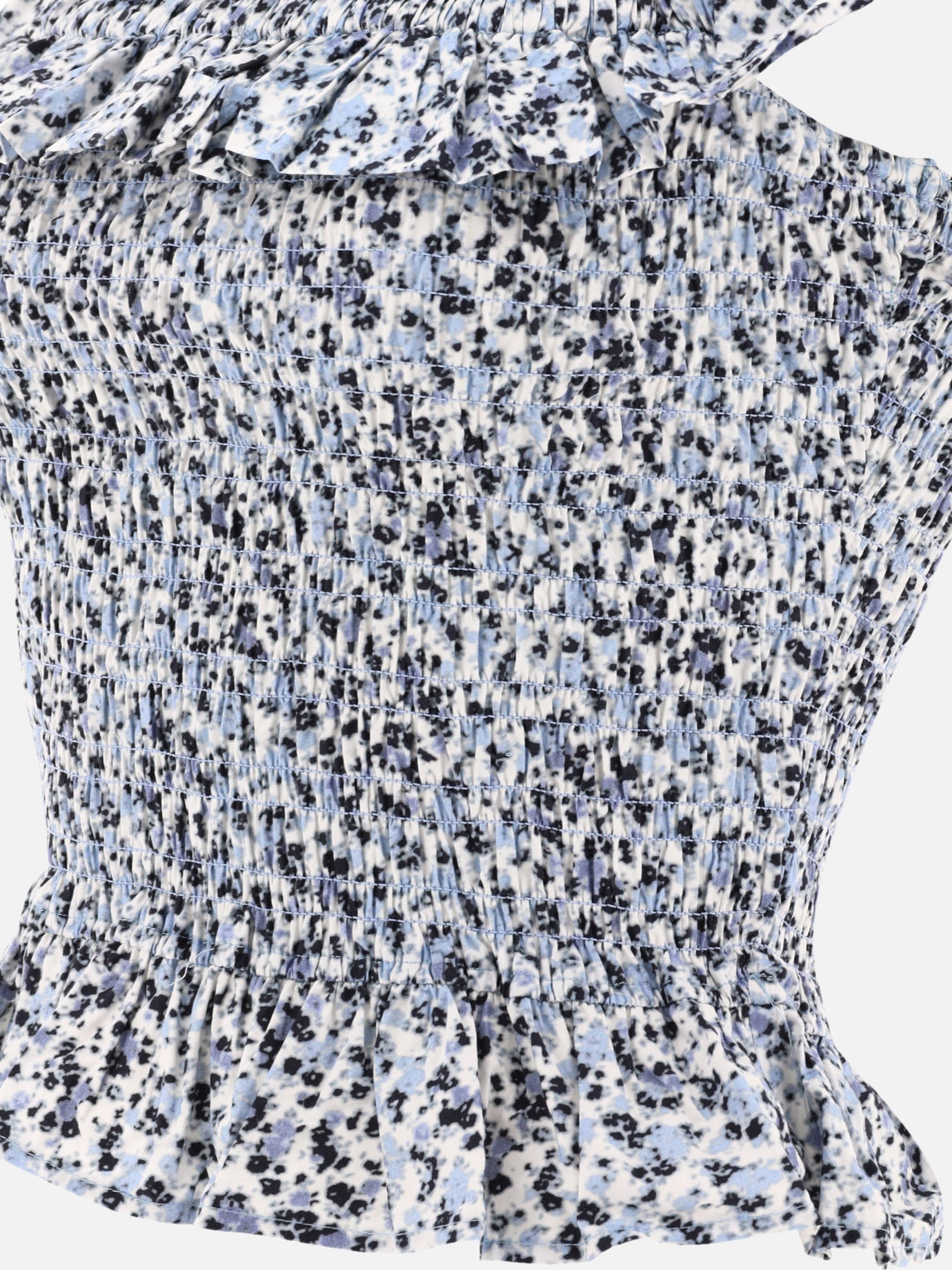 Top casual Floral  Azzurro - Ganni Donna | PDP | VIETTI Online Store | Zoom-Modal_4

