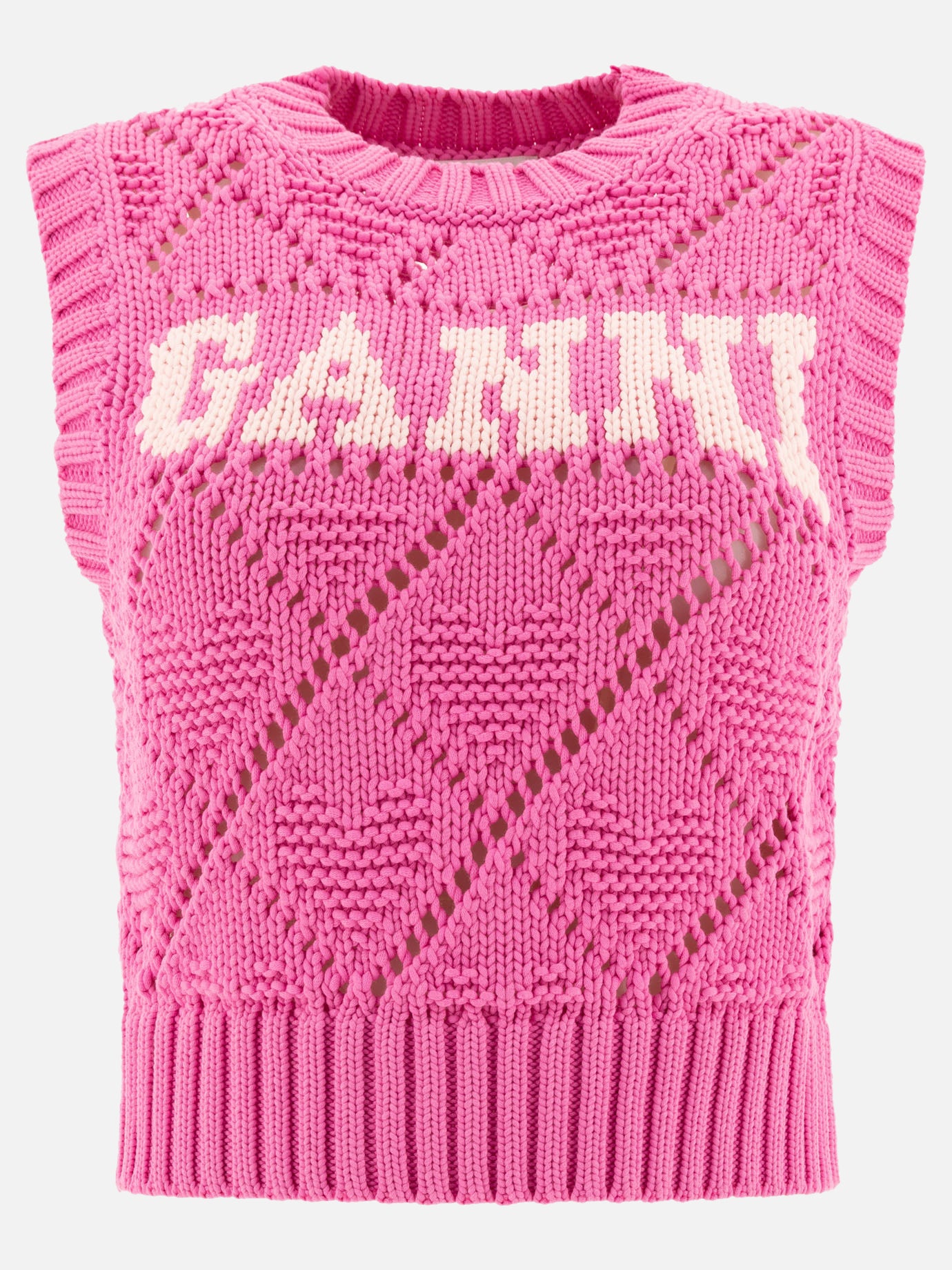 Ganni "Ganni" vest Pink