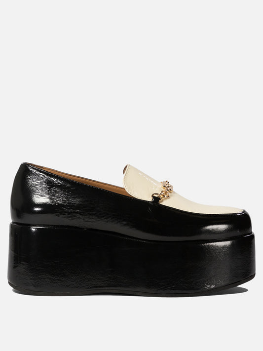Loafers 100% polyurethane - 100% rubber  Black - Ganni Women | PDP | VIETTI Online Store 
