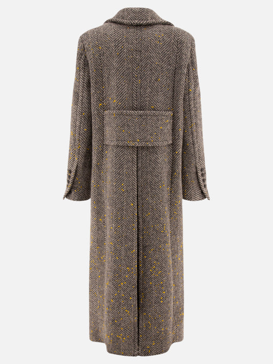 Cappotti lunghi Herringbone  Grigio - Golden Goose Donna | PLP | VIETTI Online Store | 2
