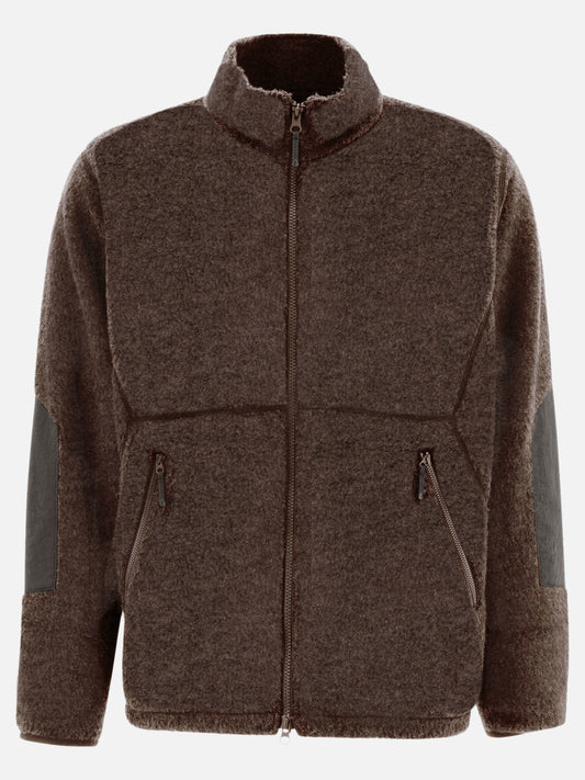 Giacche in pile Solid colour  Marrone - Goldwin Uomo | PLP | VIETTI Online Store 
