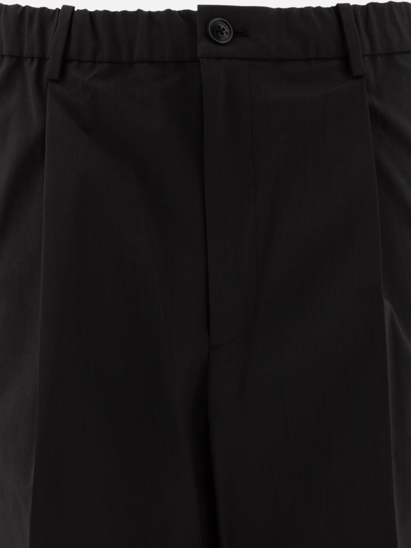 "Wool Blend Twill One Tuck" trousers