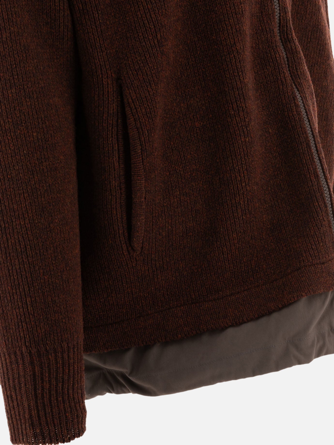 Giacche leggere & Trapuntate Solid colour  Marrone - Gr10K Uomo | PDP | VIETTI Online Store | Zoom-Modal_4
