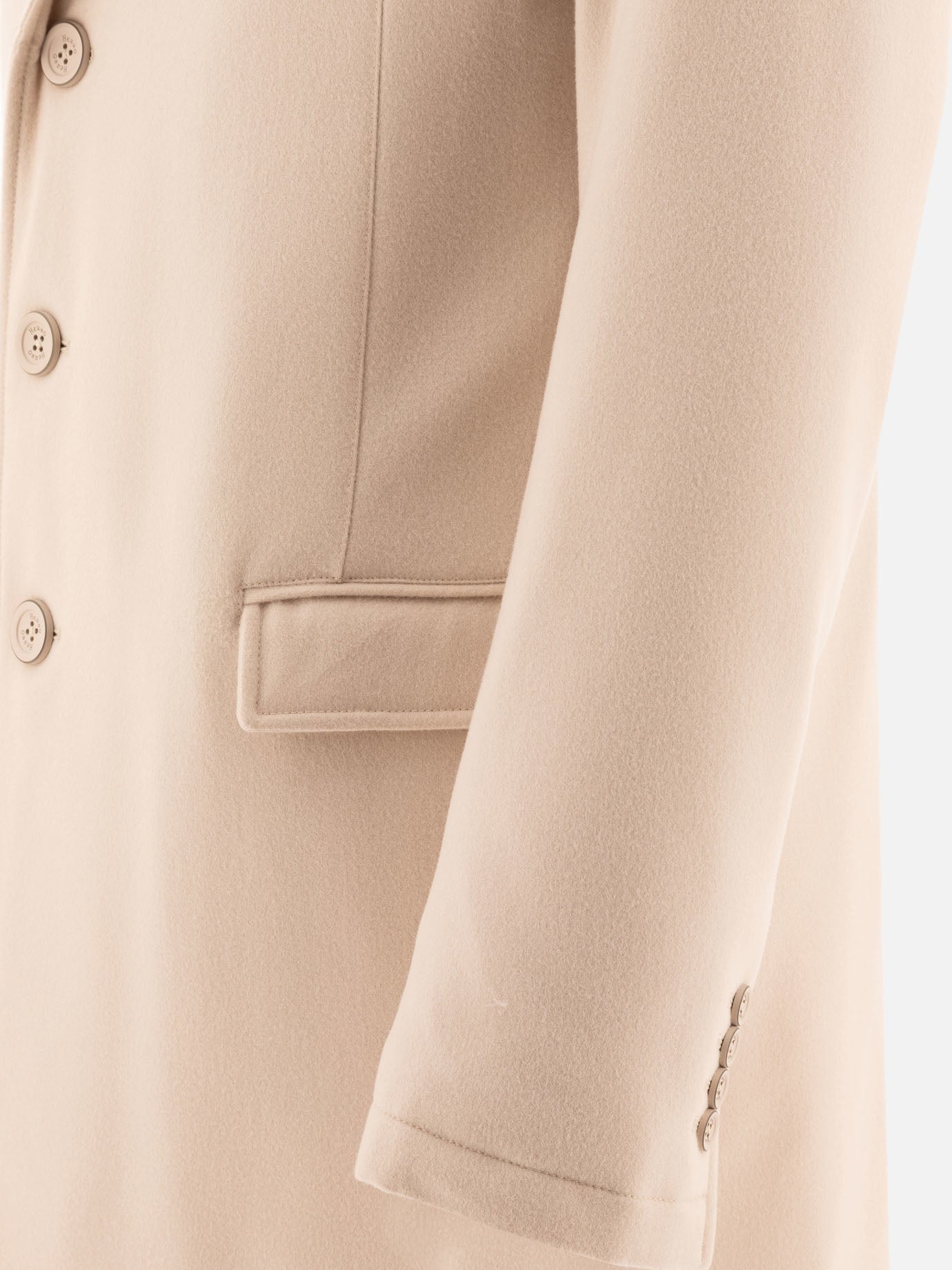 Cappotti lunghi Solid colour  Beige - Herno Uomo | PDP | VIETTI Online Store | thumbnail_4