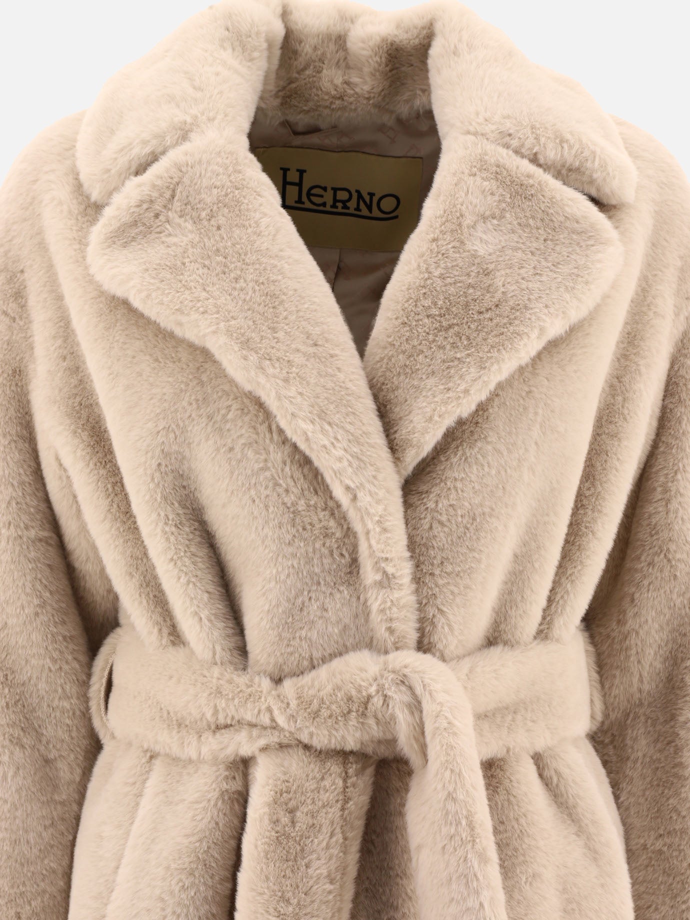 Cappotti lunghi Solid colour  Beige - Herno Donna | PDP | VIETTI Online Store | thumbnail_3