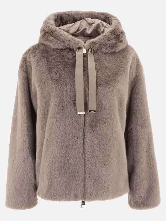 Cappotti corti Solid colour  Grigio - Herno Donna | PLP | VIETTI Online Store 
