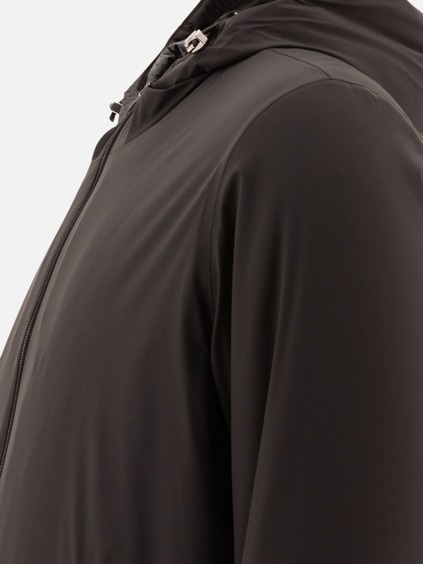 Bomber Solid colour  Nero - Herno Uomo | PDP | VIETTI Online Store | thumbnail_4