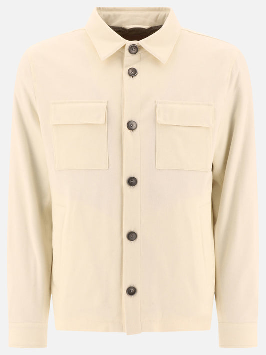 Giacche overshirt Solid colour  Bianco - Herno Uomo | PLP | VIETTI Online Store 
