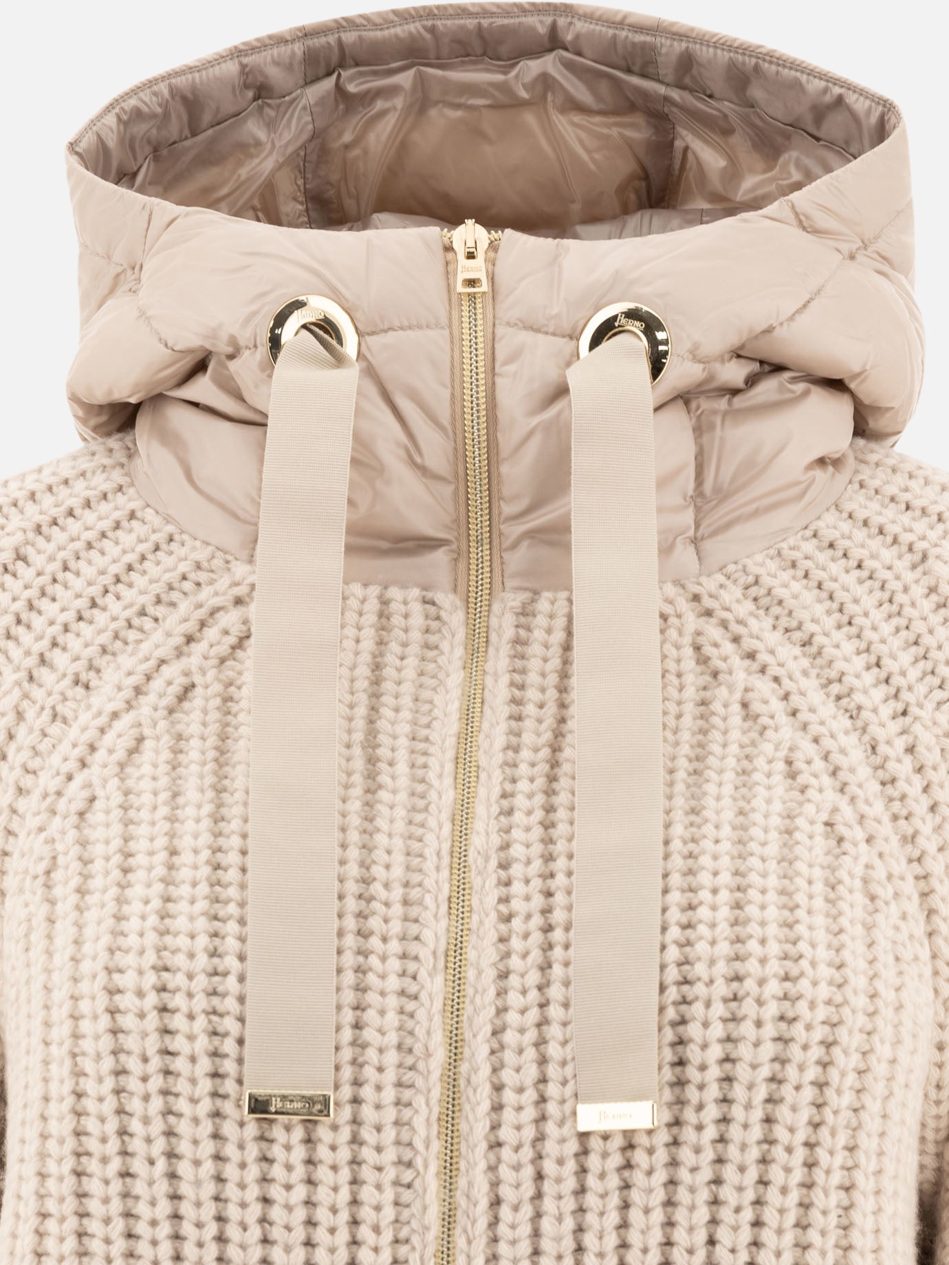 Piumini corti Solid colour  Beige - Herno Donna | PDP | VIETTI Online Store | Zoom-Modal_3
