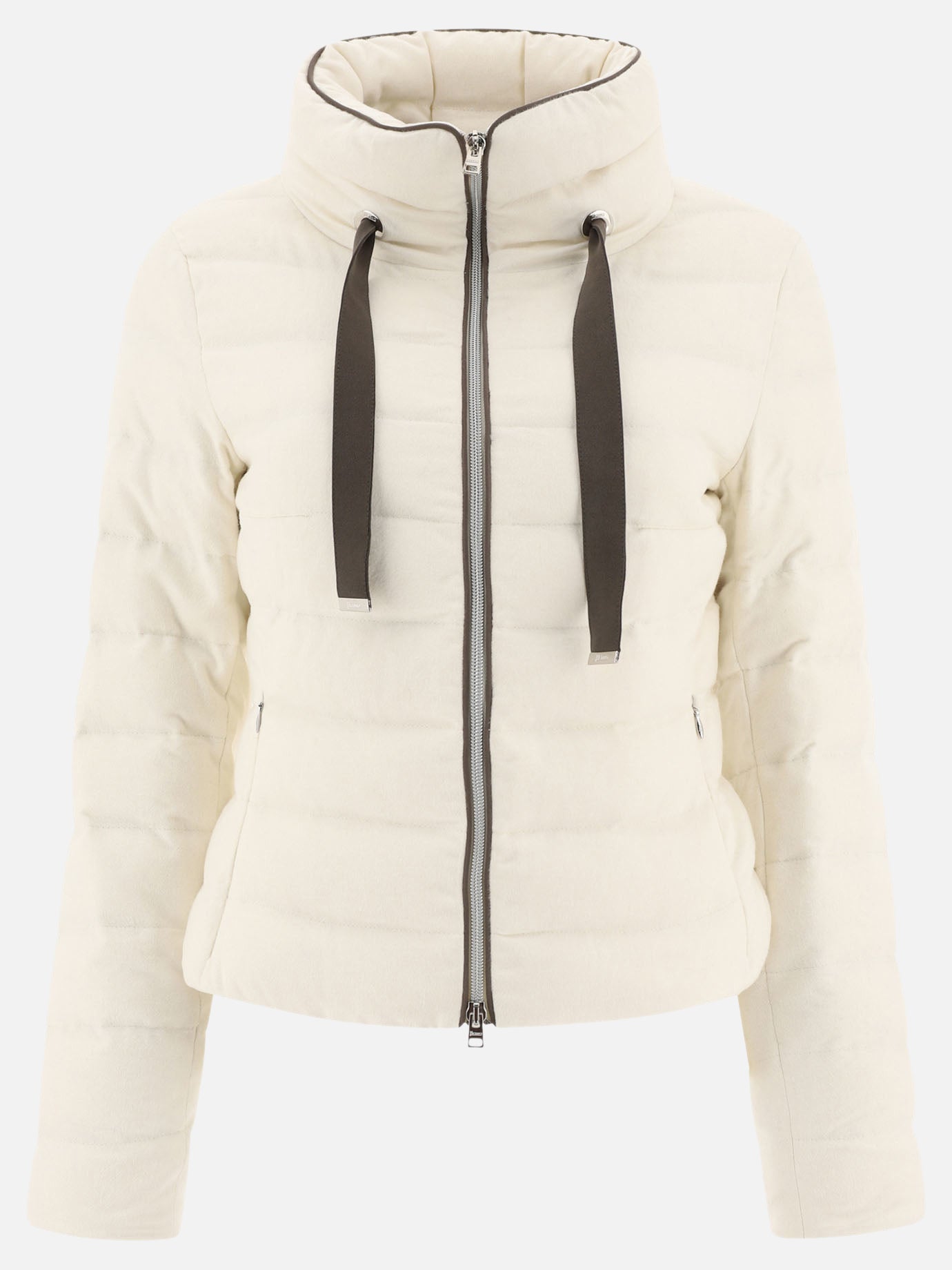 Piumini corti Solid colour  Bianco - Herno Donna | PDP | VIETTI Online Store | thumbnail