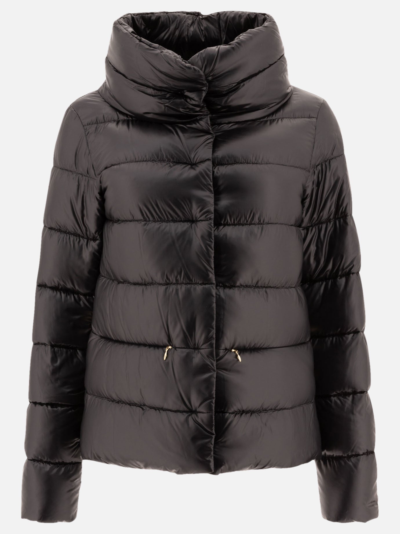 Piumini corti Solid colour  Nero - Herno Donna | PDP | VIETTI Online Store | thumbnail