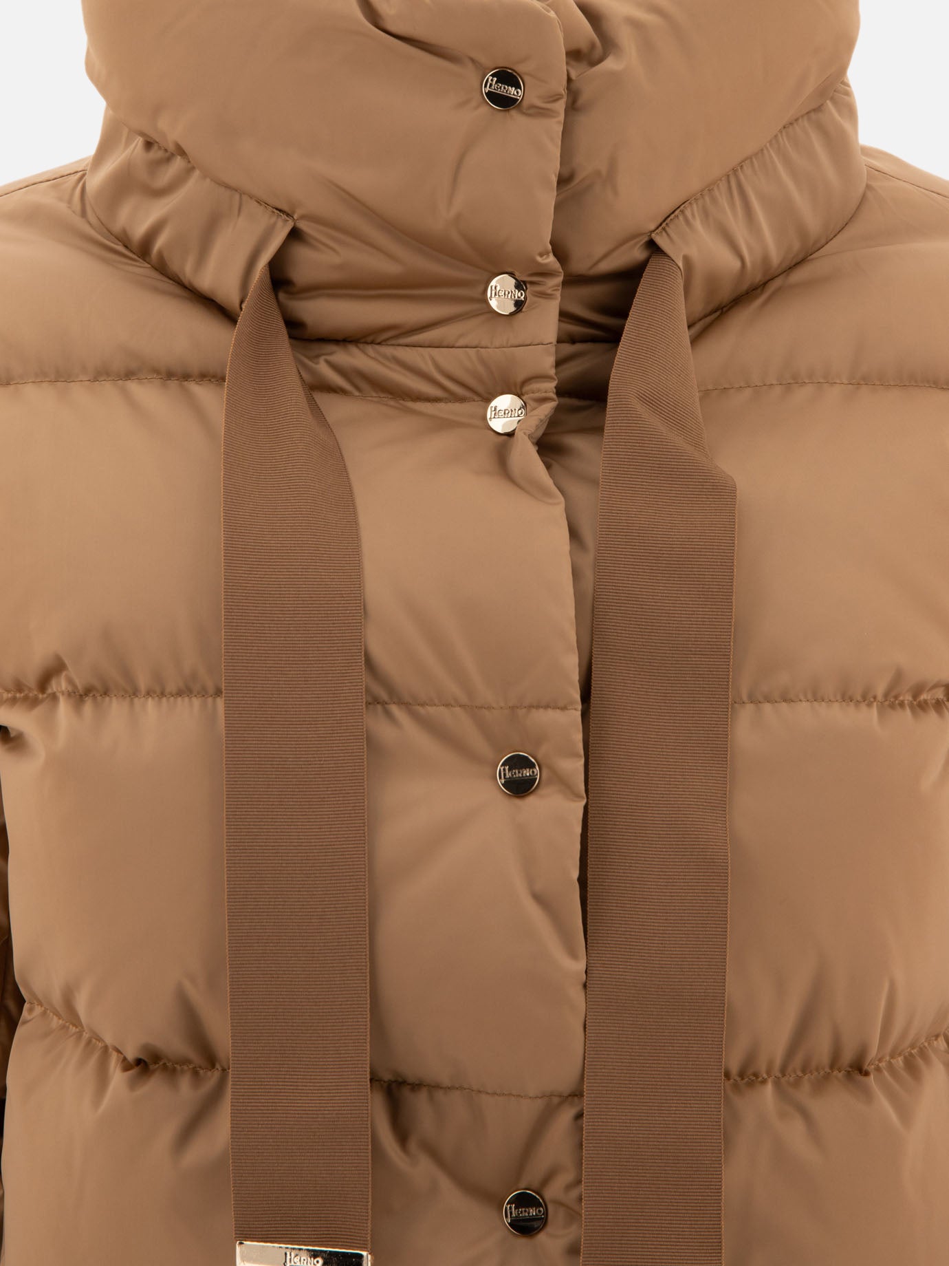 Piumini corti Solid colour  Marrone - Herno Donna | PDP | VIETTI Online Store | thumbnail_3