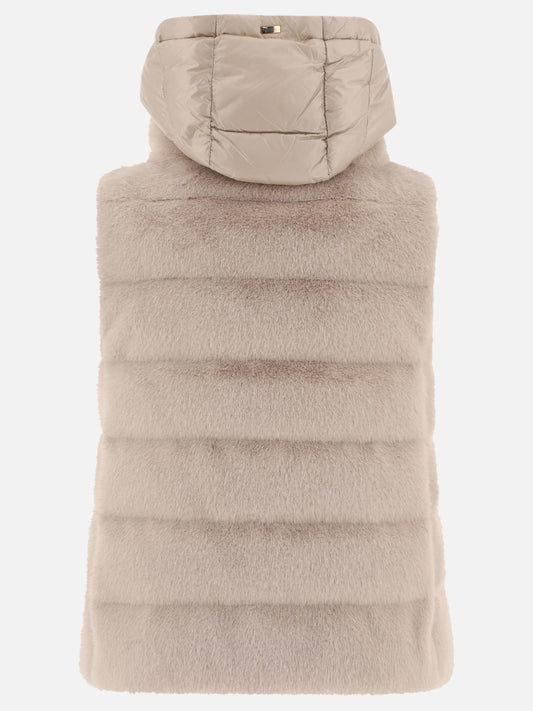 Giacche smanicate Solid colour  Beige - Herno Donna | PLP | VIETTI Online Store | 2
