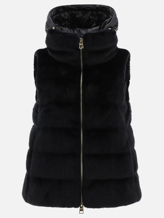 Giacche smanicate Solid colour  Nero - Herno Donna | PLP | VIETTI Online Store 
