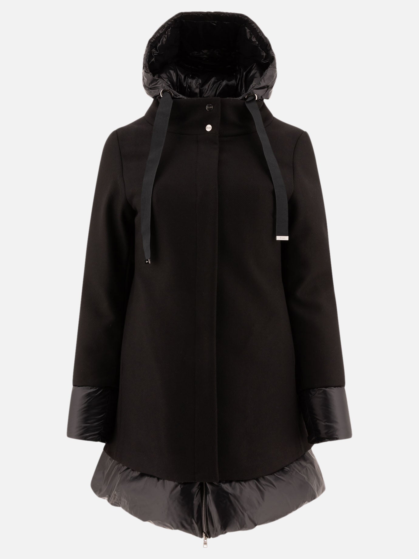Piumini lunghi Solid colour  Nero - Herno Donna | PDP | VIETTI Online Store | Zoom-Modal
