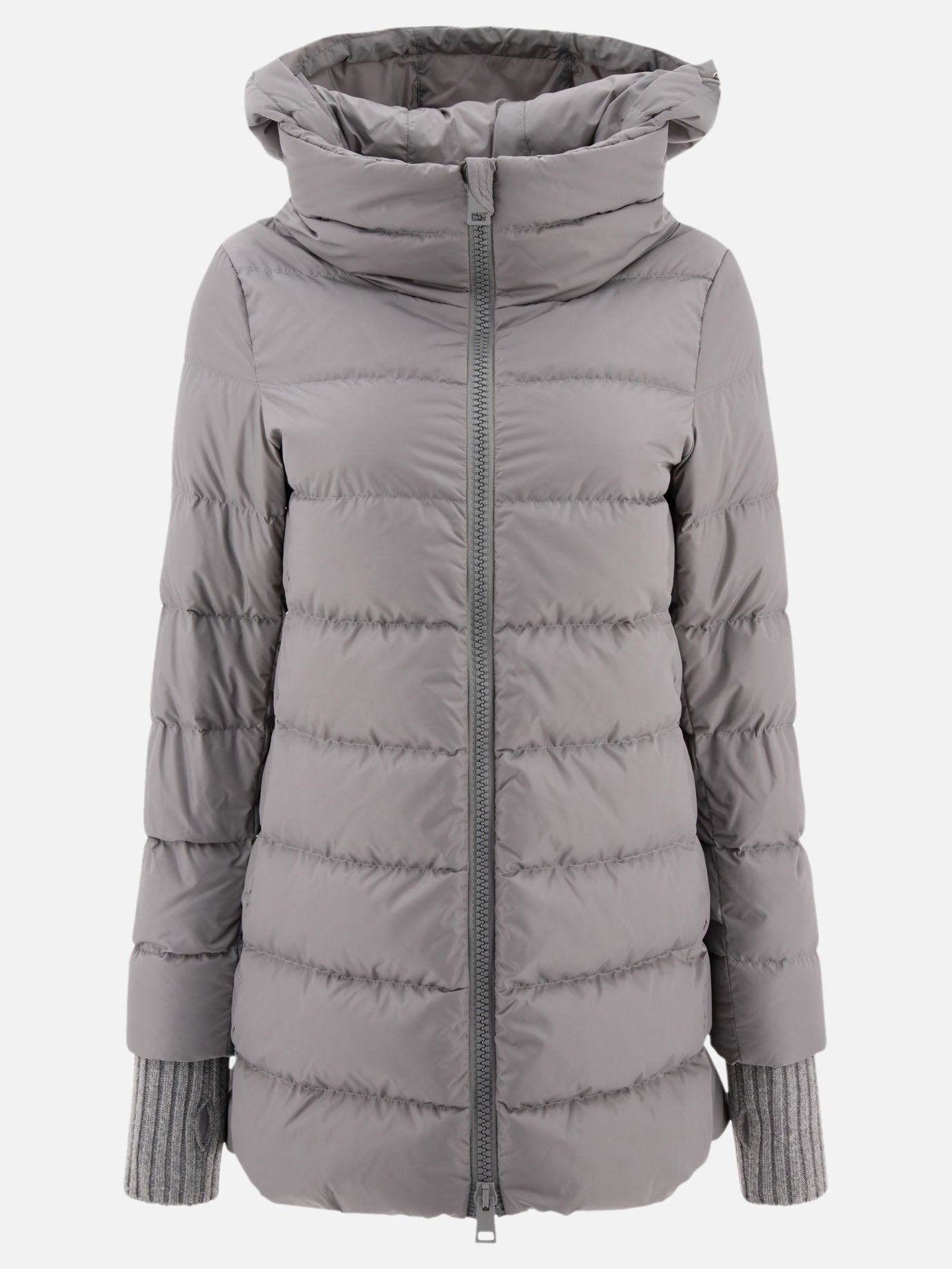 Piumini corti Solid colour  Grigio - Herno Donna | PDP | VIETTI Online Store | thumbnail