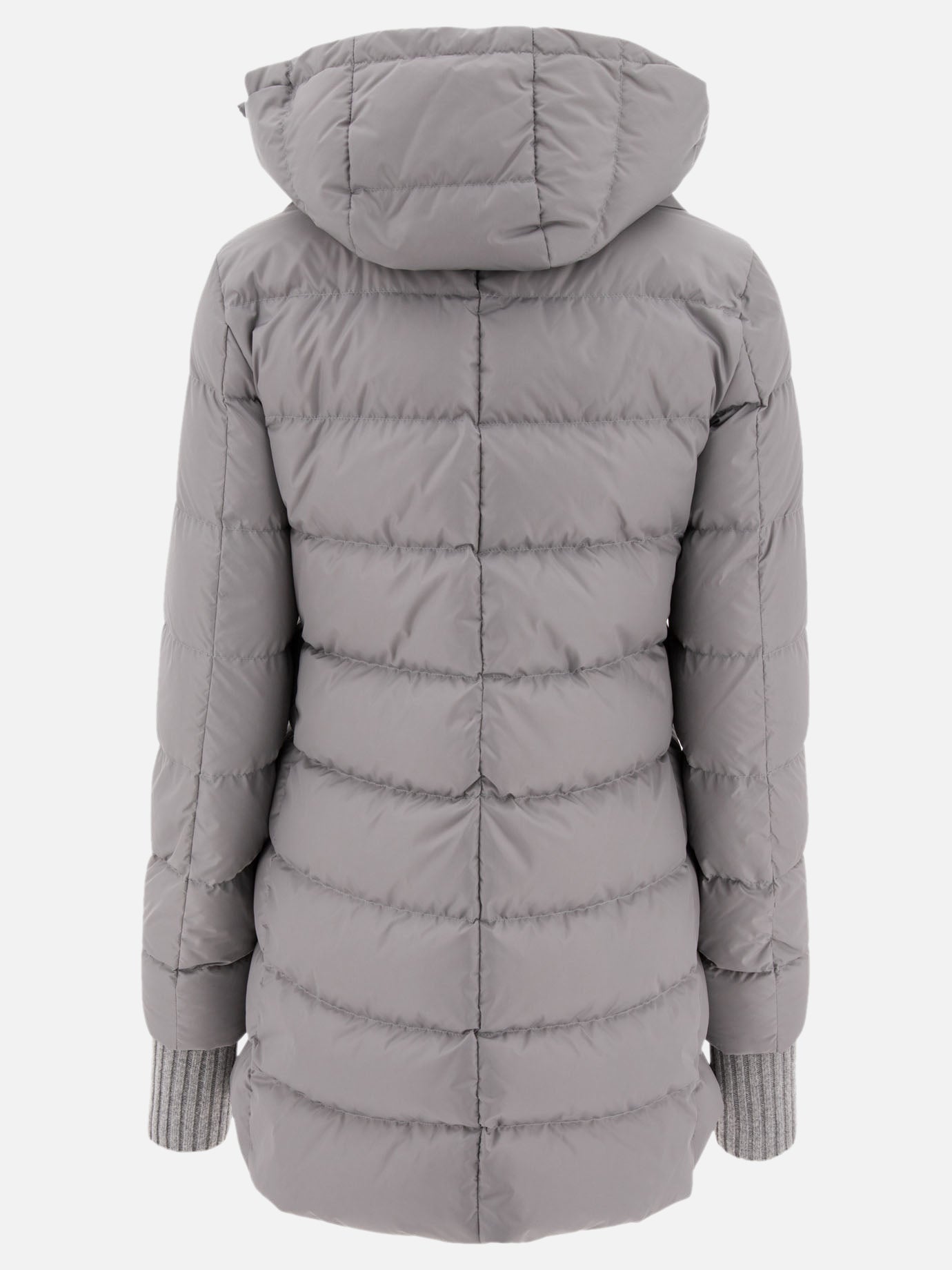 Piumini corti Solid colour  Grigio - Herno Donna | PDP | VIETTI Online Store | thumbnail_2