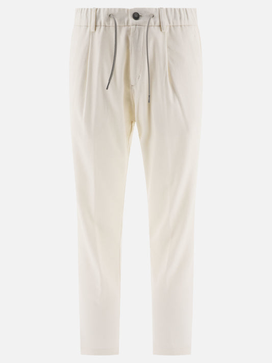 Pantaloni in cashmere e seta