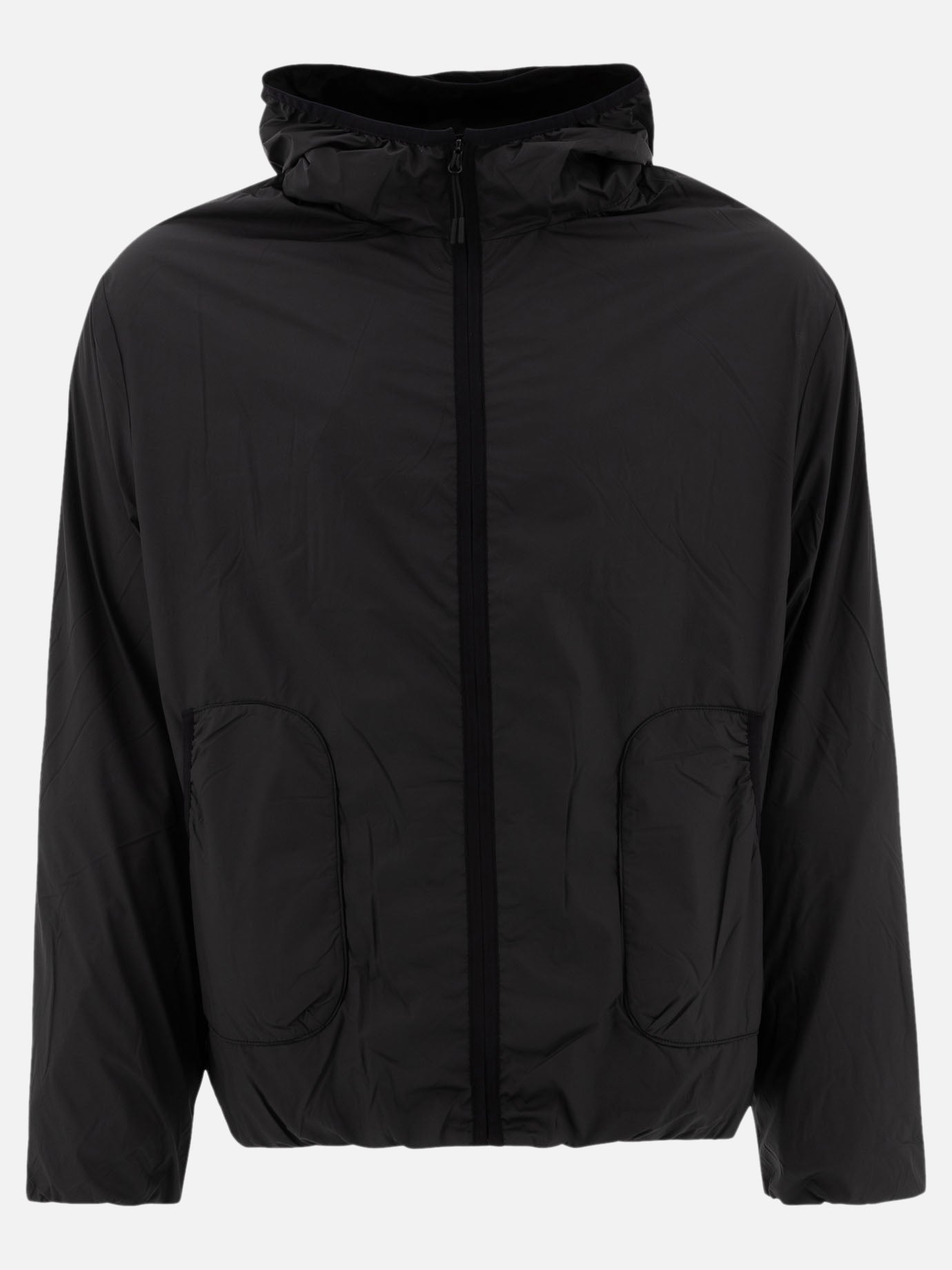 Hiking Patrol Windproof hooded jacket Black