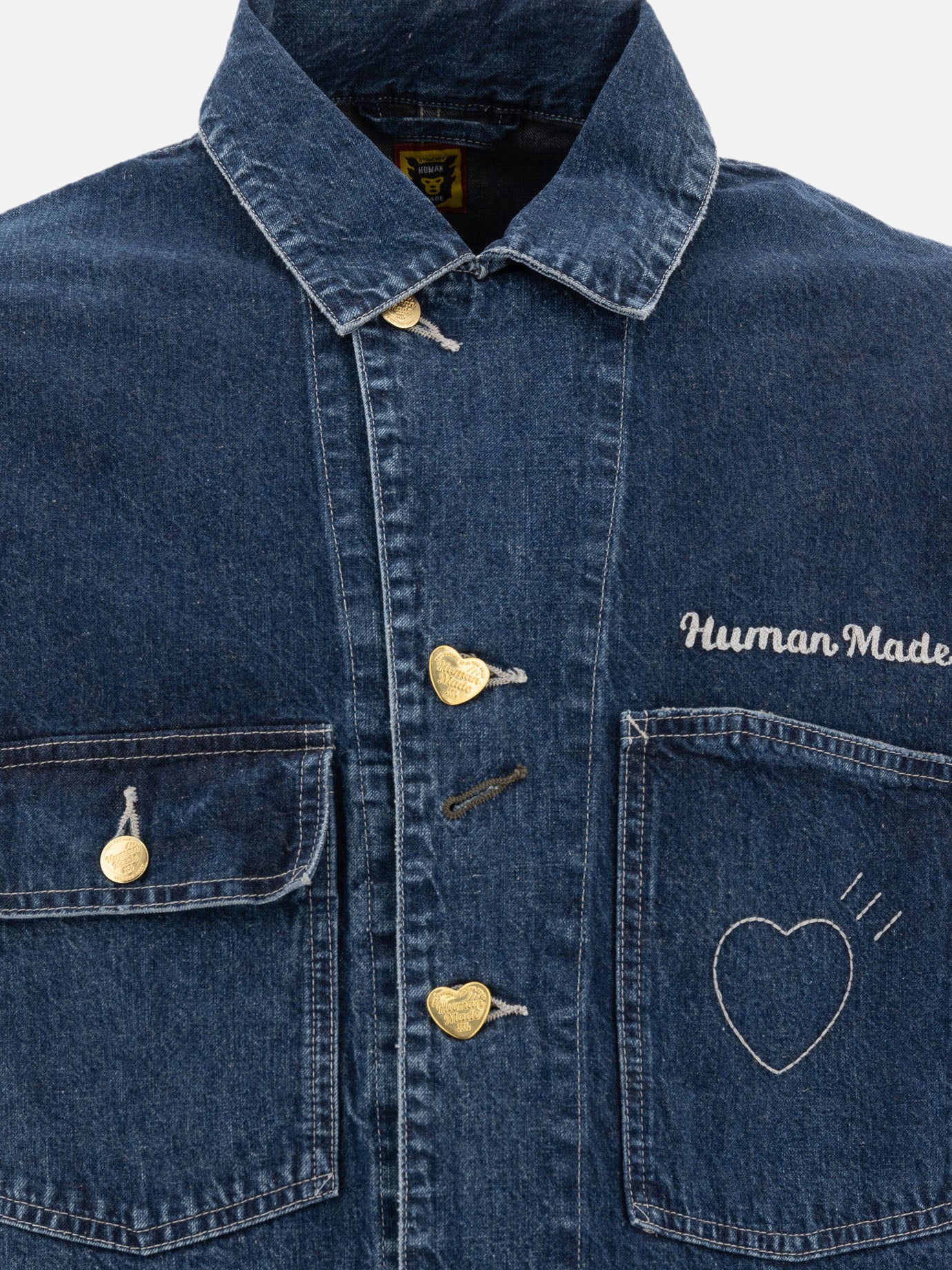 Giacche overshirt Solid colour  Blu - Human Made Uomo | PDP | VIETTI Online Store | Zoom-Modal_3
