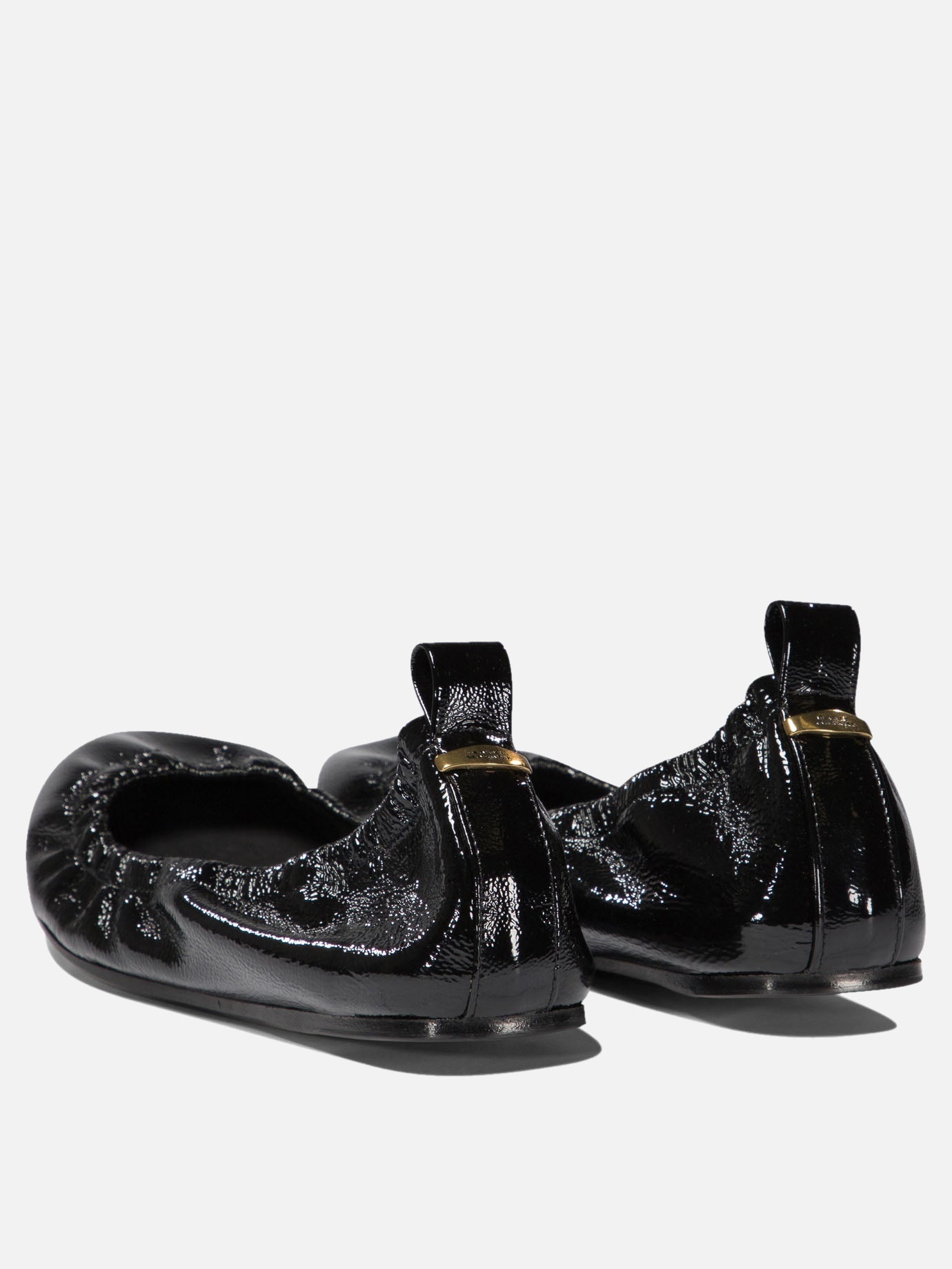 Patent leather ballet flats