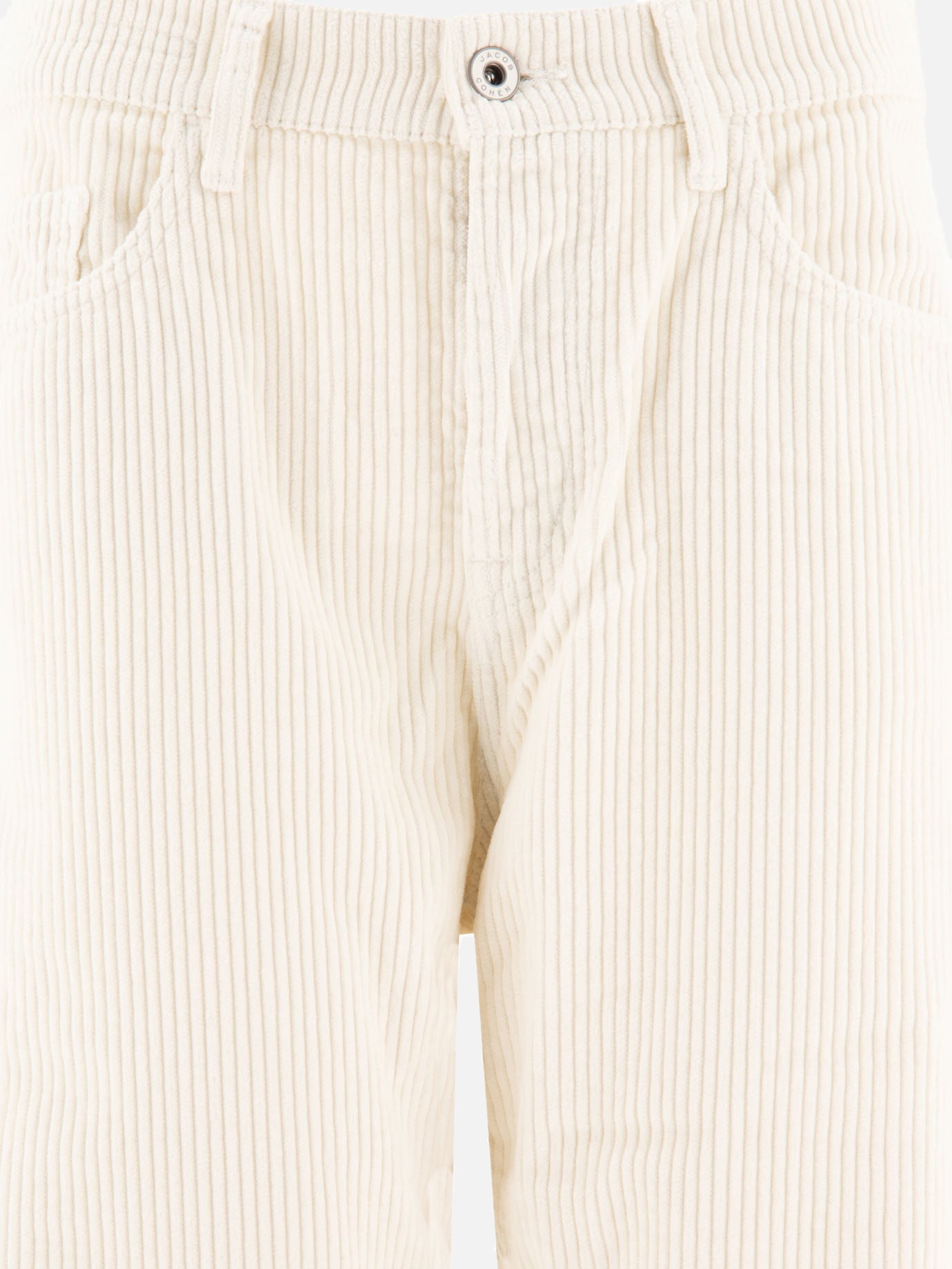 Jacob Cohën "Gigi Over" corduroy trousers White