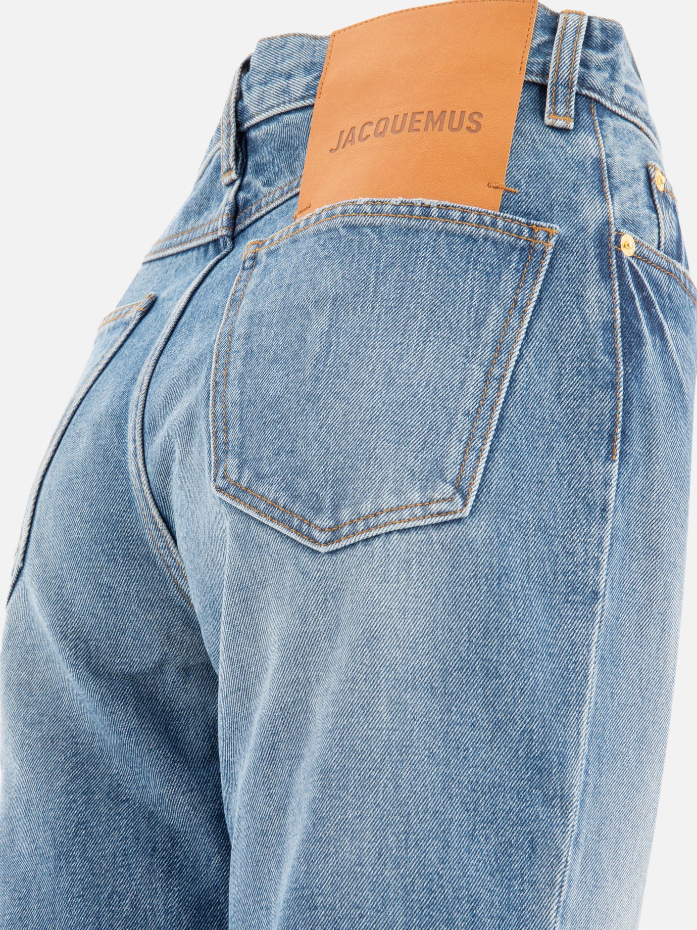 Jacquemus "Le de-Nîmes droit" jeans Light blue