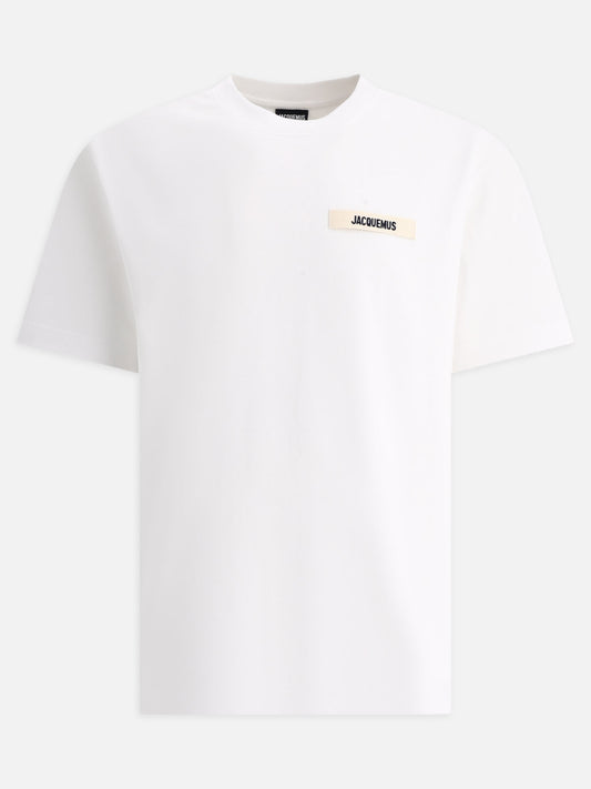 T-shirt girocollo Solid colour  Bianco - Jacquemus Uomo | PLP | VIETTI Online Store 
