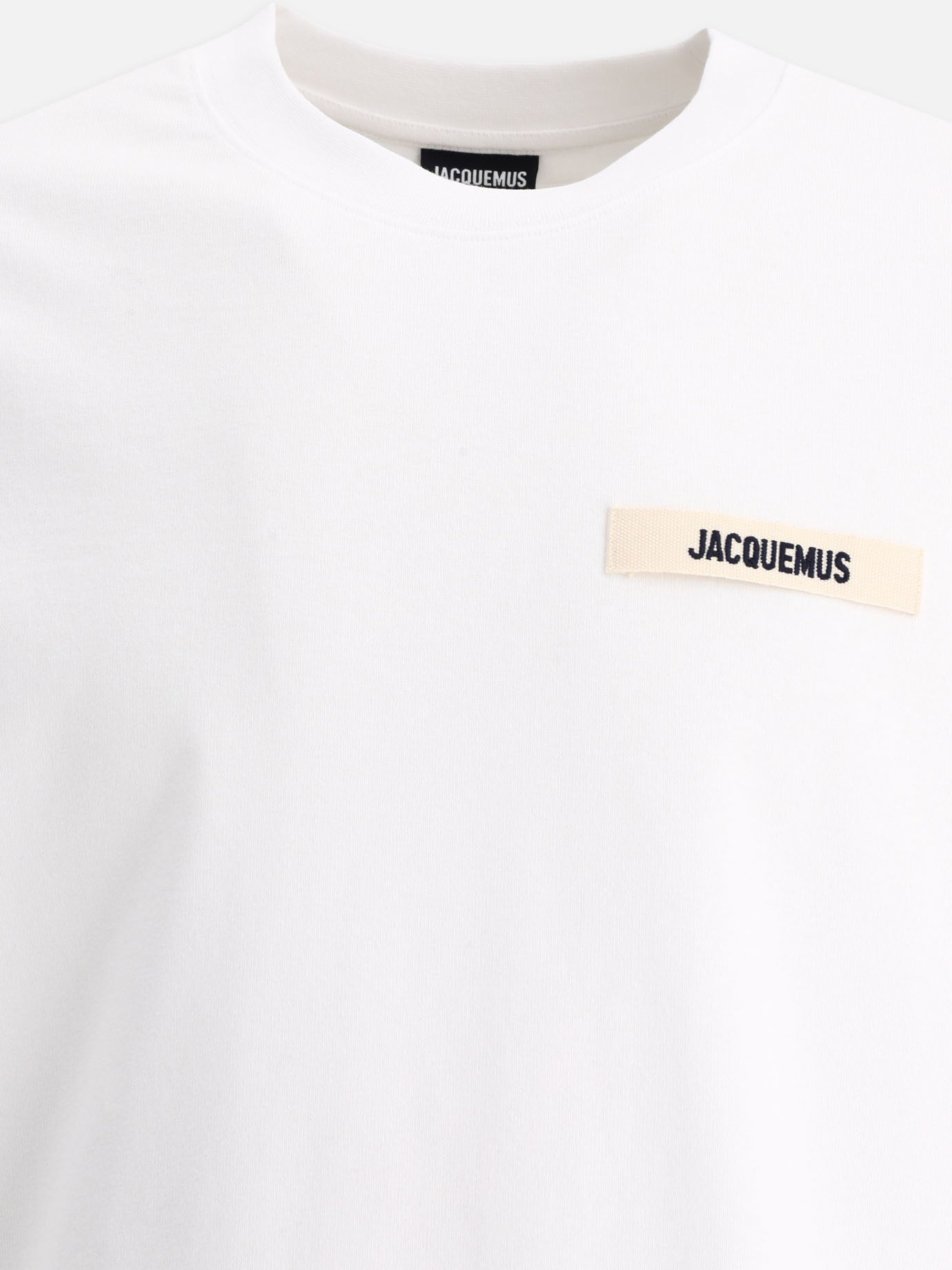 T-shirt girocollo Solid colour  Bianco - Jacquemus Uomo | PDP | VIETTI Online Store | Zoom-Modal_3
