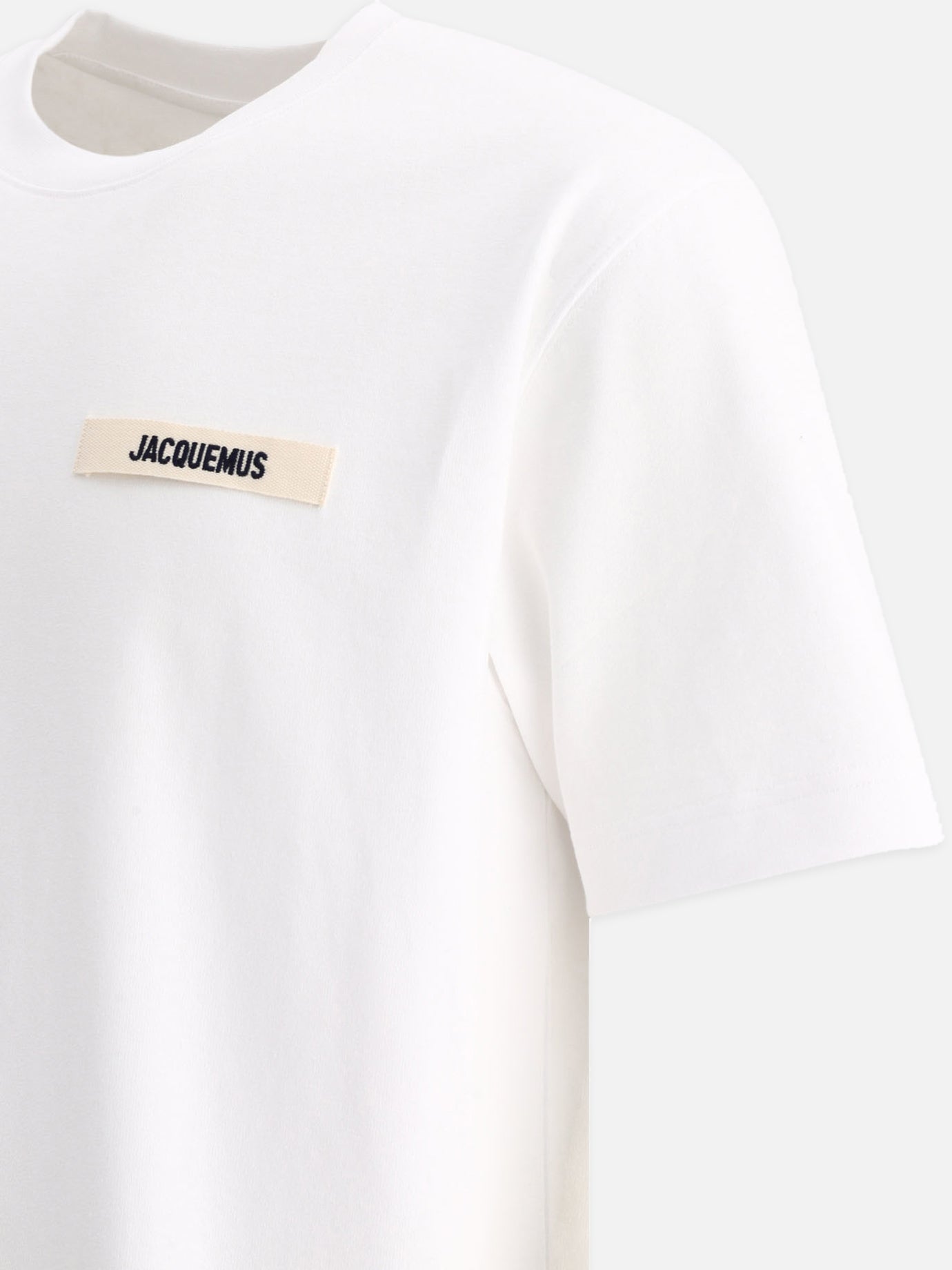 T-shirt girocollo Solid colour  Bianco - Jacquemus Uomo | PDP | VIETTI Online Store | Zoom-Modal_4
