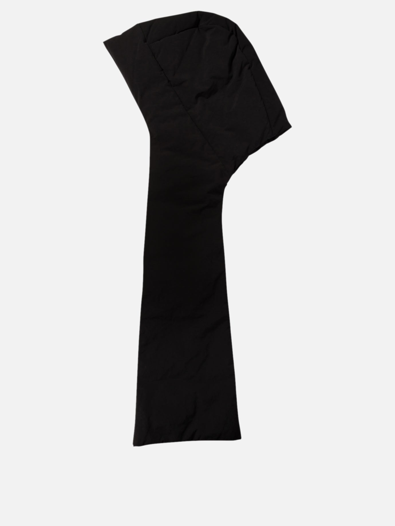 Jil Sander Padded nylon scarf Black