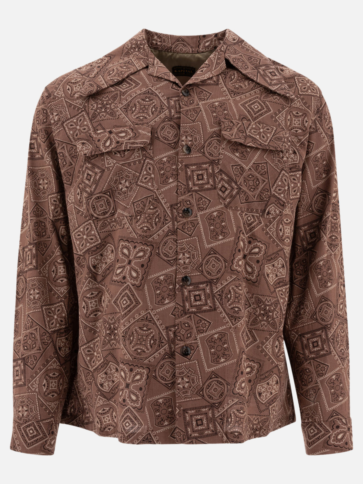 KAPITAL "Murasheeching Cookie" Shirt Brown