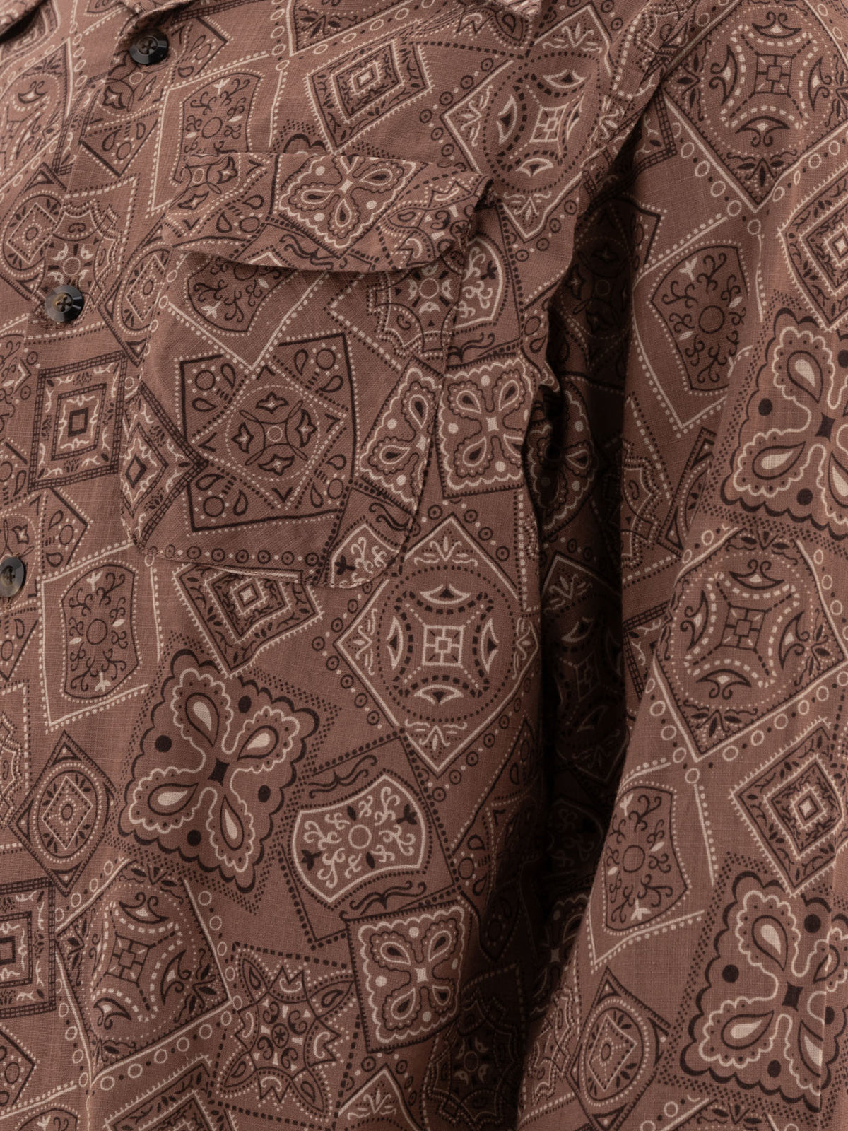 KAPITAL "Murasheeching Cookie" Shirt Brown - VIETTI