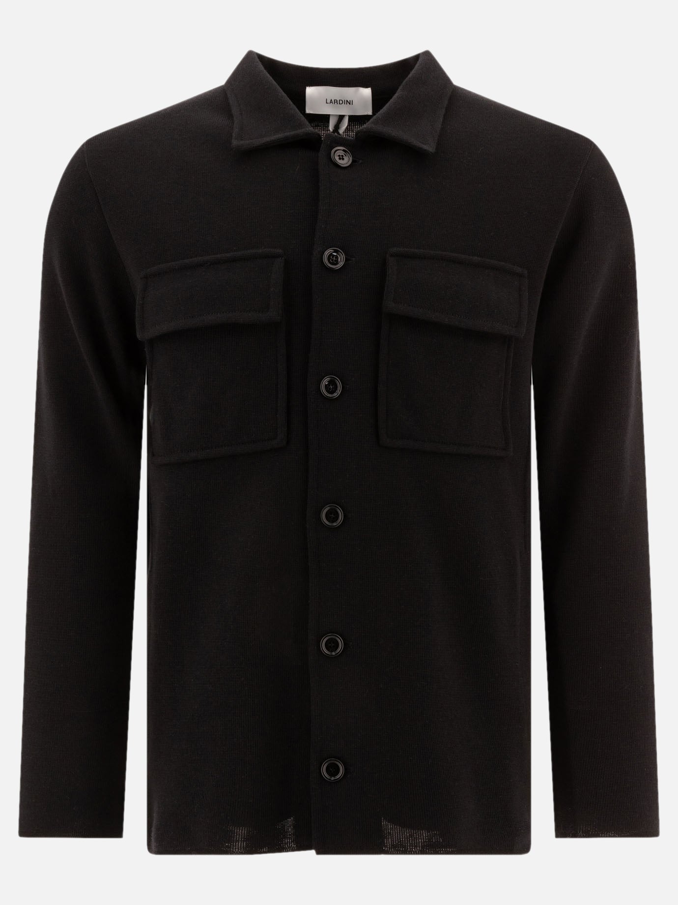 Lardini Wool overshirt Black