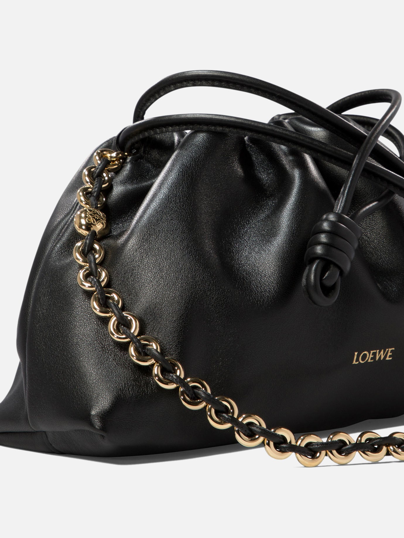 Pouch 100% calf leather  Black - Loewe Women | PDP | VIETTI Online Store | thumbnail_4