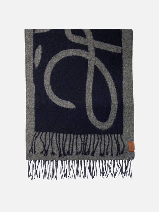 Wool and cashmere scarf