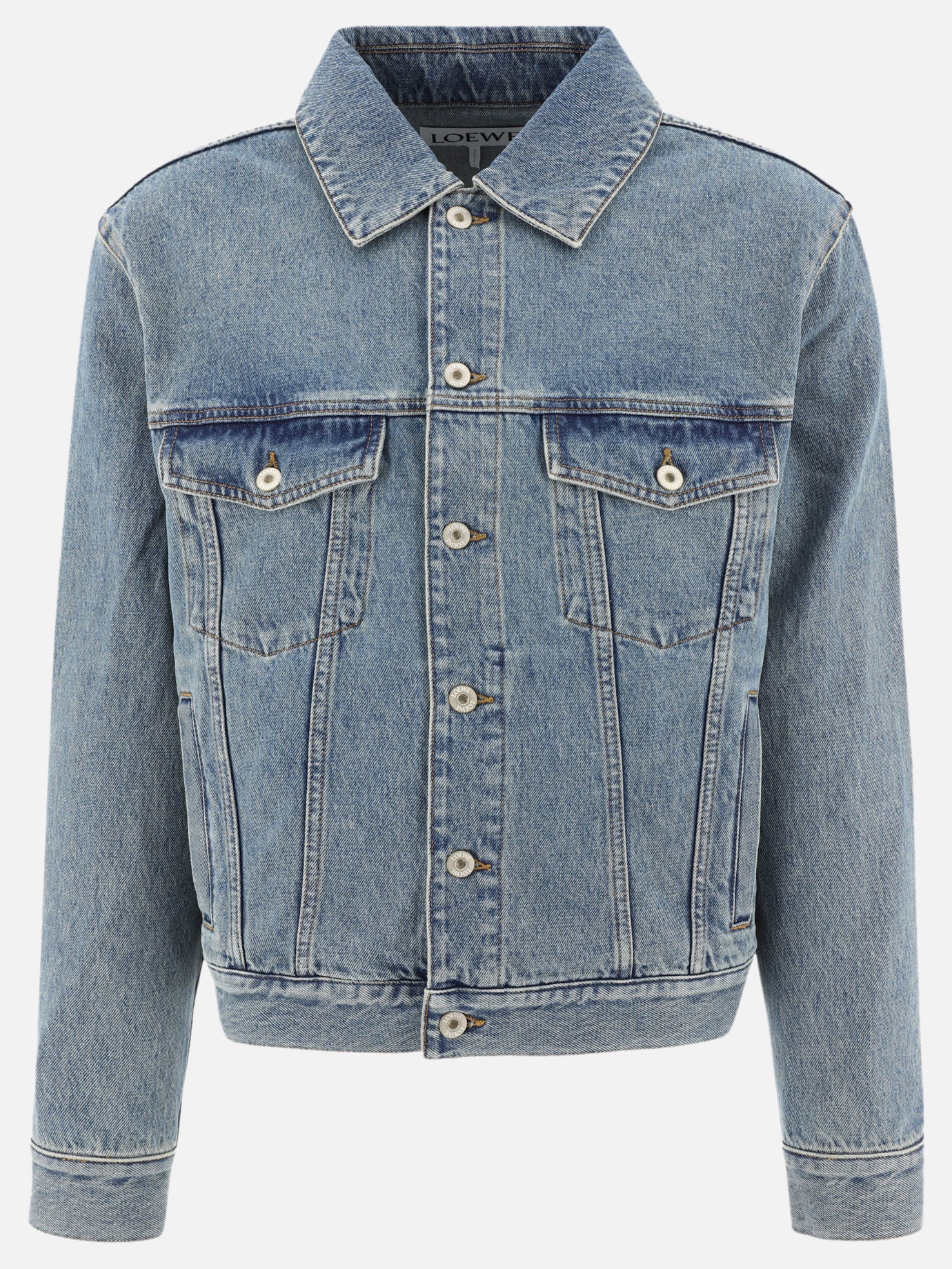 Denim jackets Solid colour  Blue - Loewe Men | PDP | VIETTI Online Store | Zoom-Modal
