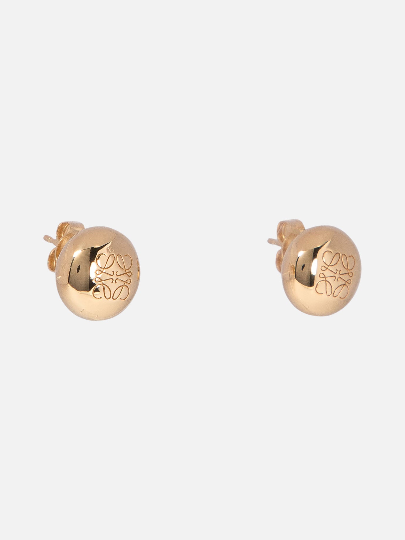 Loewe "Anagram Pebble" stud earrings Gold