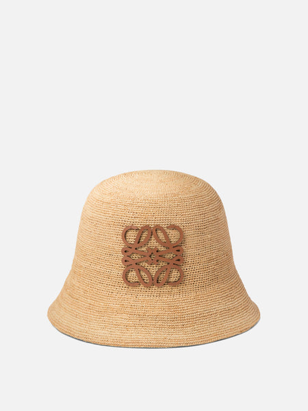 帽子 RAFFIA BUCKET HAT w24-loewe-k820hb1x362123-