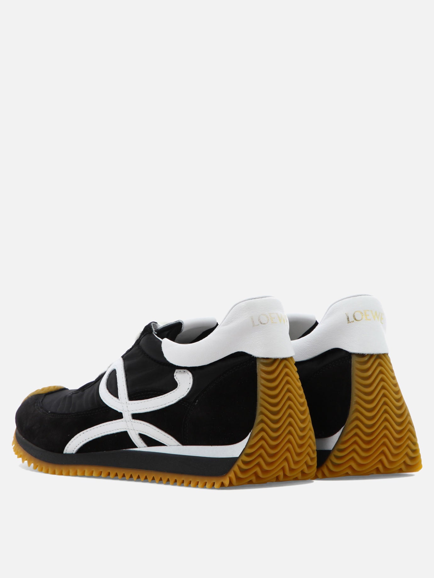 Sneaker "Flow Runner" in nylon e suede