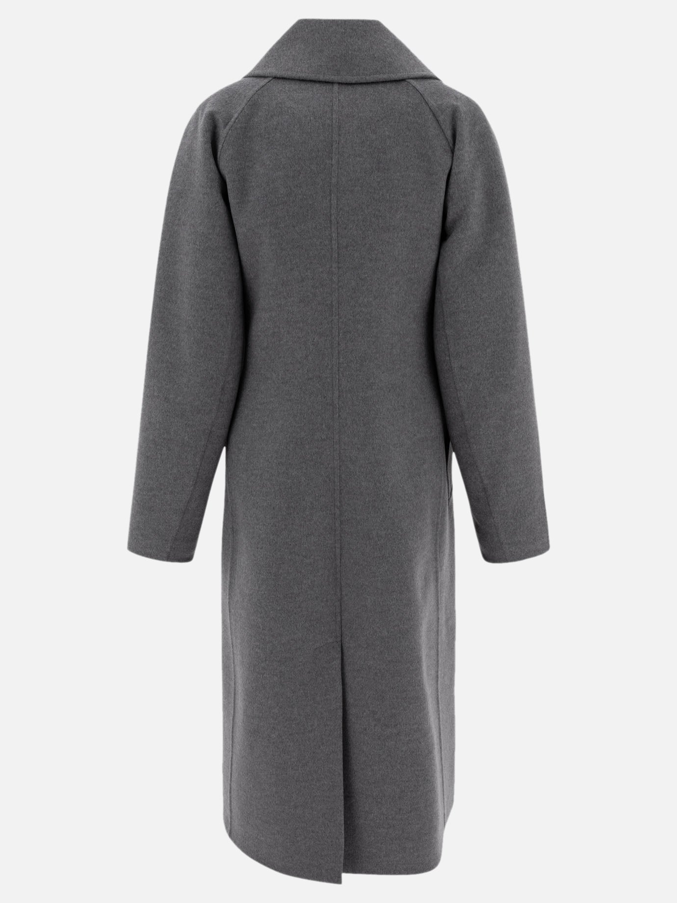 Loewe Wool and cashmere double-breasted coat Grey