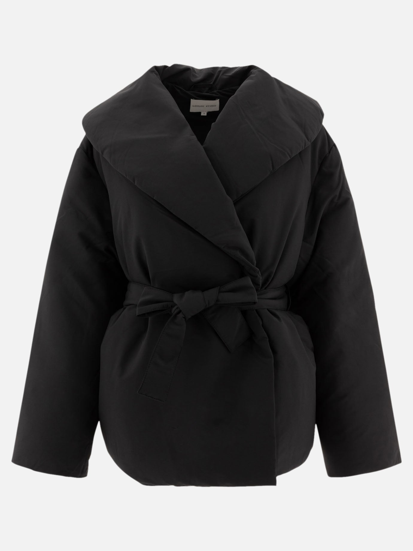 Piumini corti Solid colour  Nero - Loulou Studio Donna | PDP | VIETTI Online Store | Zoom-Modal

