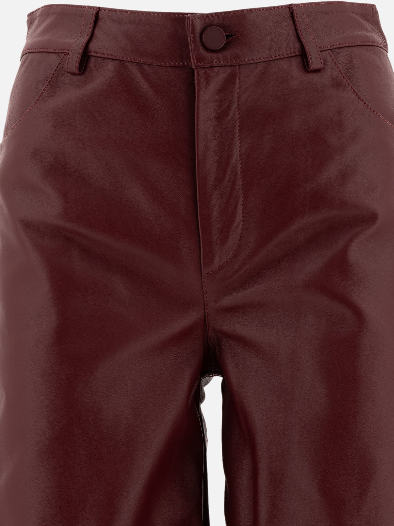 Pantaloni in pelle "Figari"