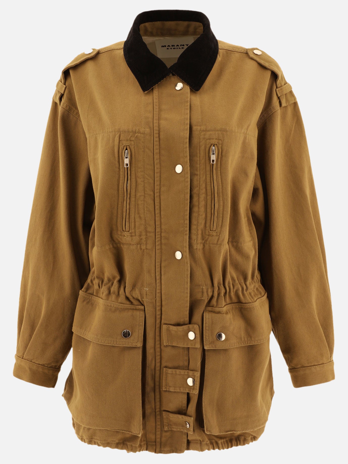 Giacche leggere & Trapuntate Solid colour  Verde - Marant Étoile Donna | PDP | VIETTI Online Store | Zoom-Modal
