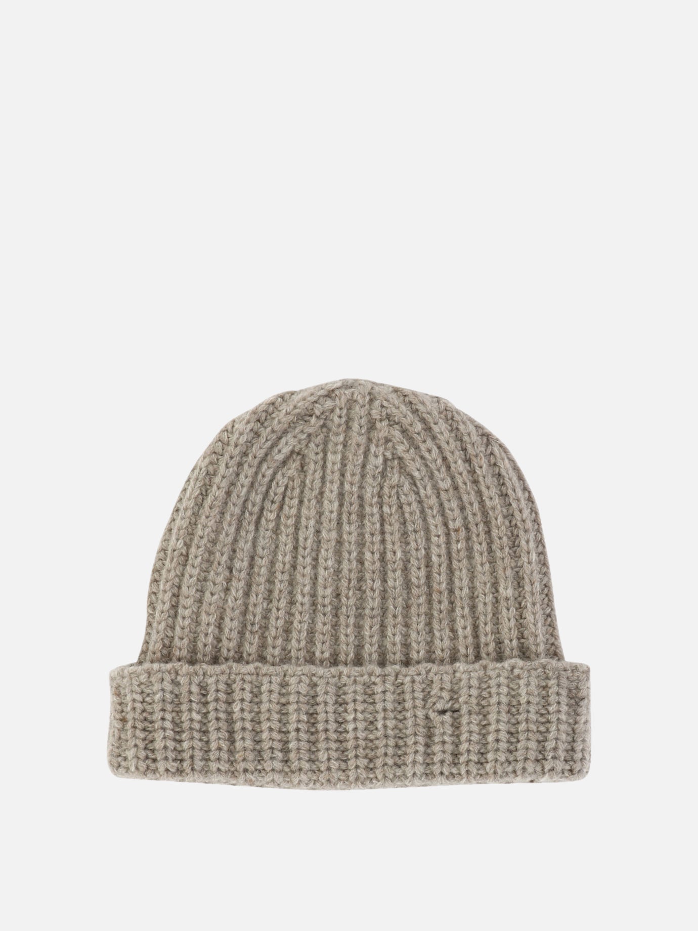 Marni Beanie with embroidered logo Beige